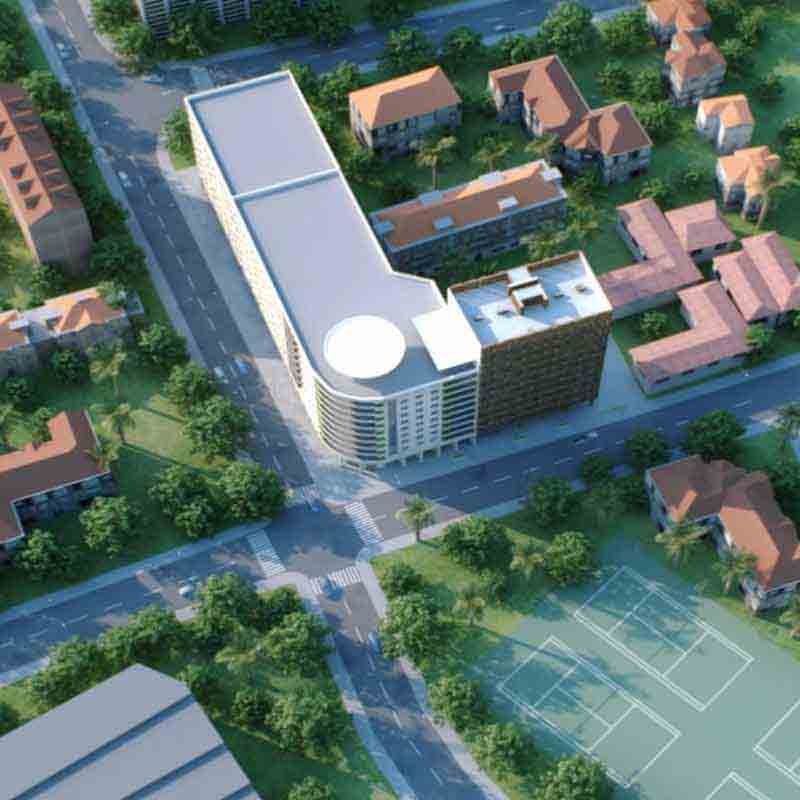 Apartment 3D walkthrough animation for Marimba Palace in Luanda, Angola